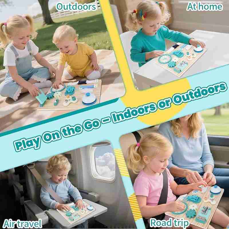 Montessori Activity Busy Board (1)