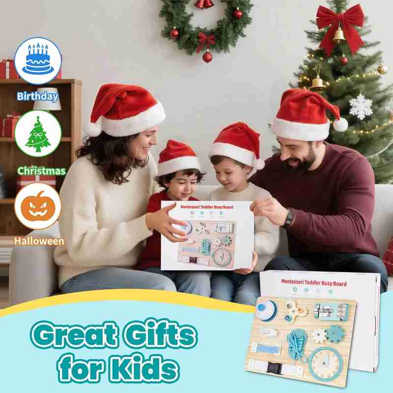 Montessori Activity Busy Board (14)