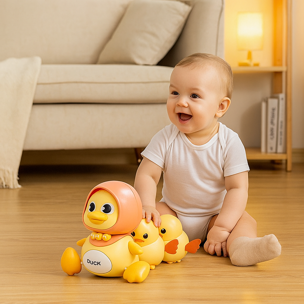 Musical Crawling Duck Toy UK