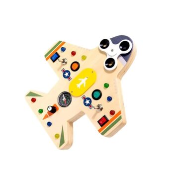 Montessori aeroplane busy board