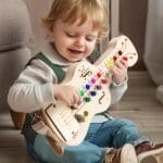 wooden guitar busy board (1)