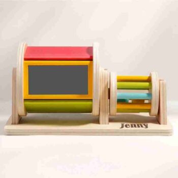 customed name toys spinning drum toy