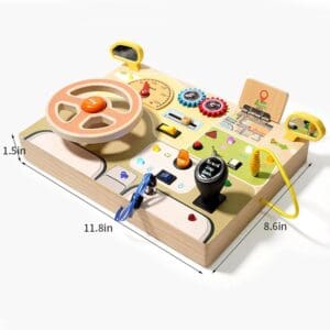 personalised steering wheel busy board