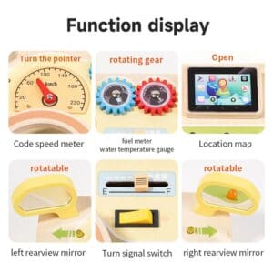 personalised steering wheel busy board