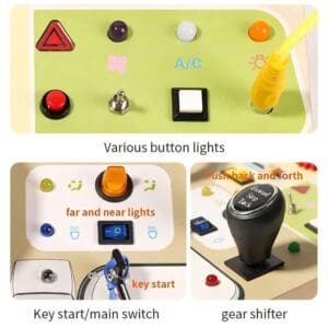 personalised steering wheel busy board