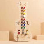 wooden guitar busy board