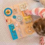 Wooden Busy board (1)