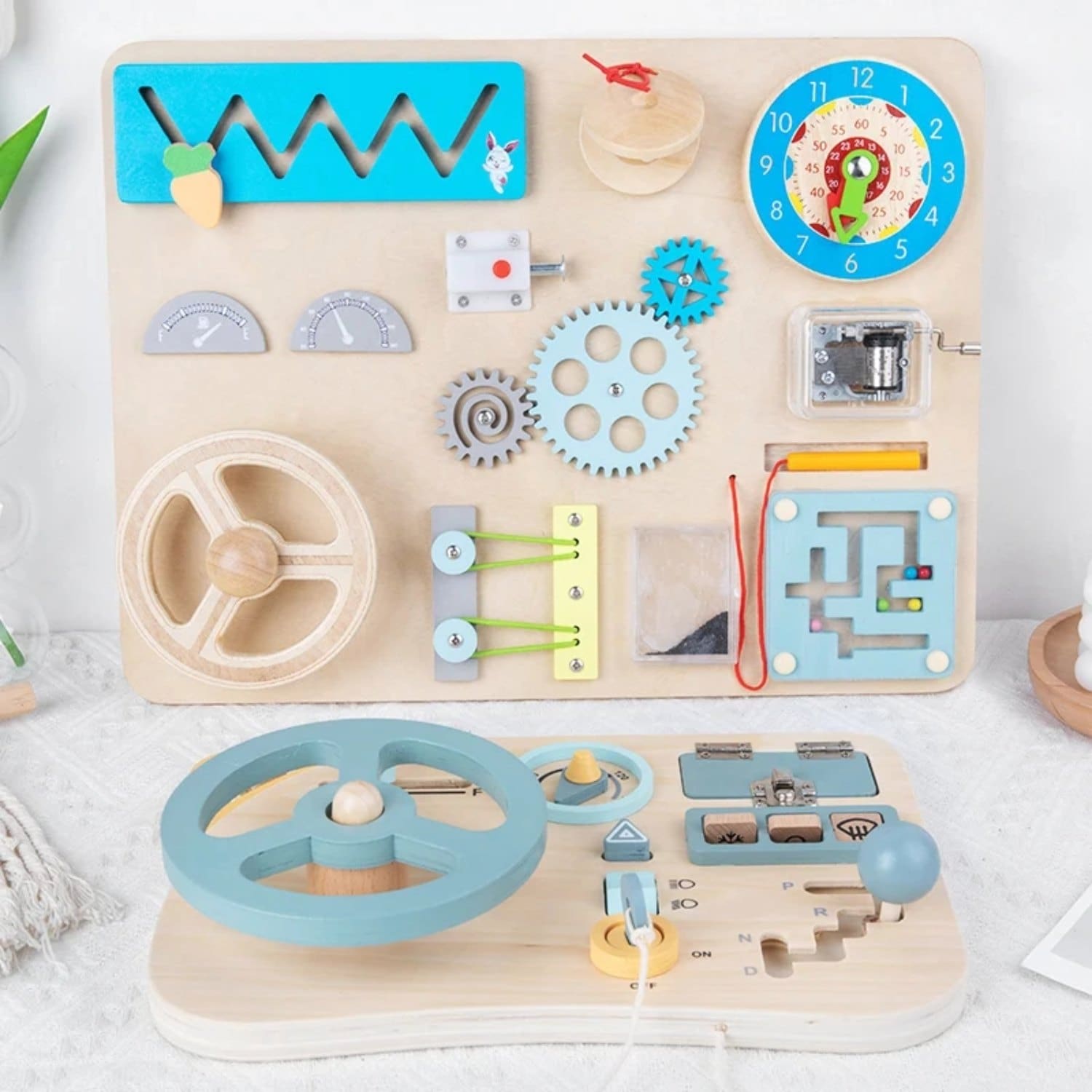 Wooden Busy board (6)