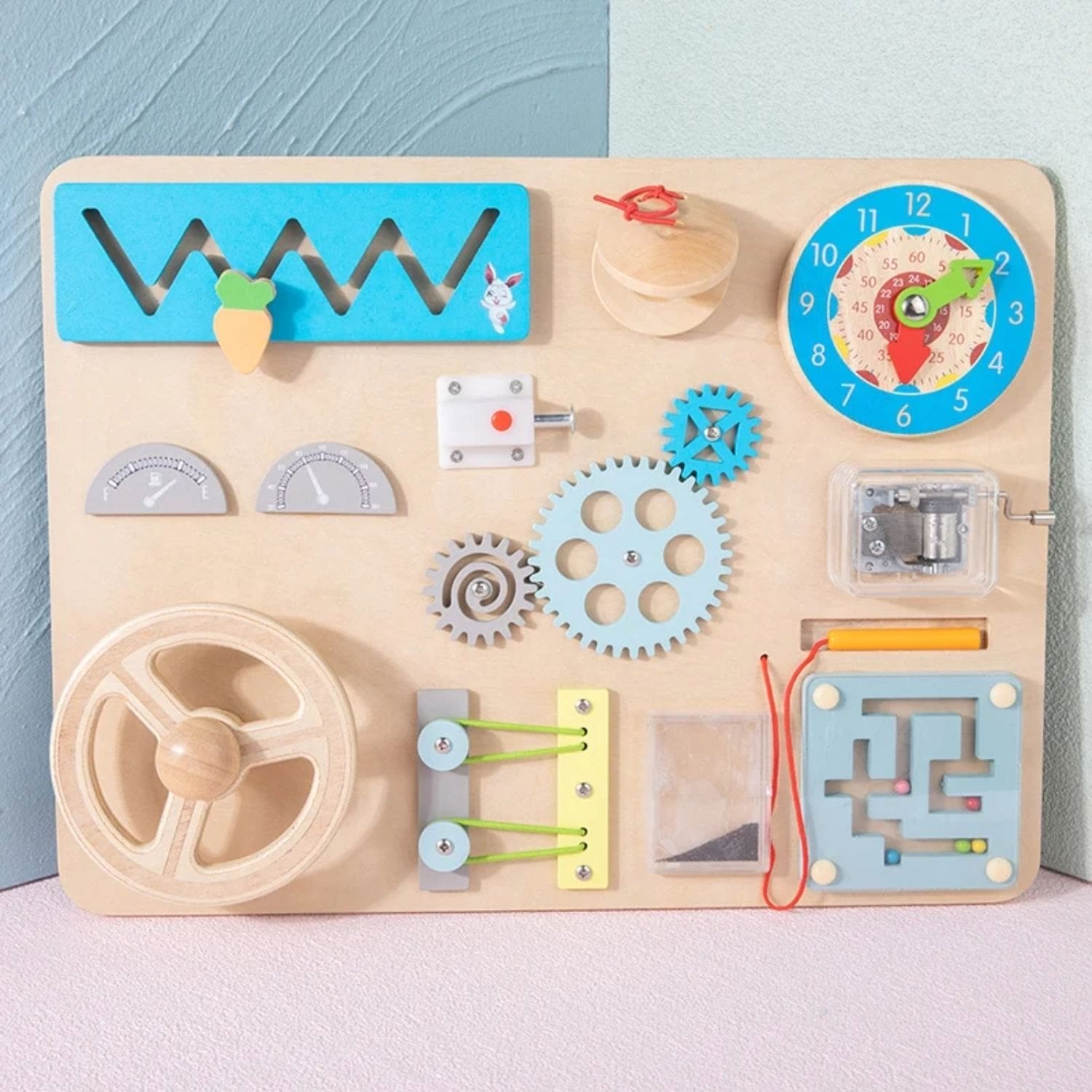 Wooden Busy board (7)