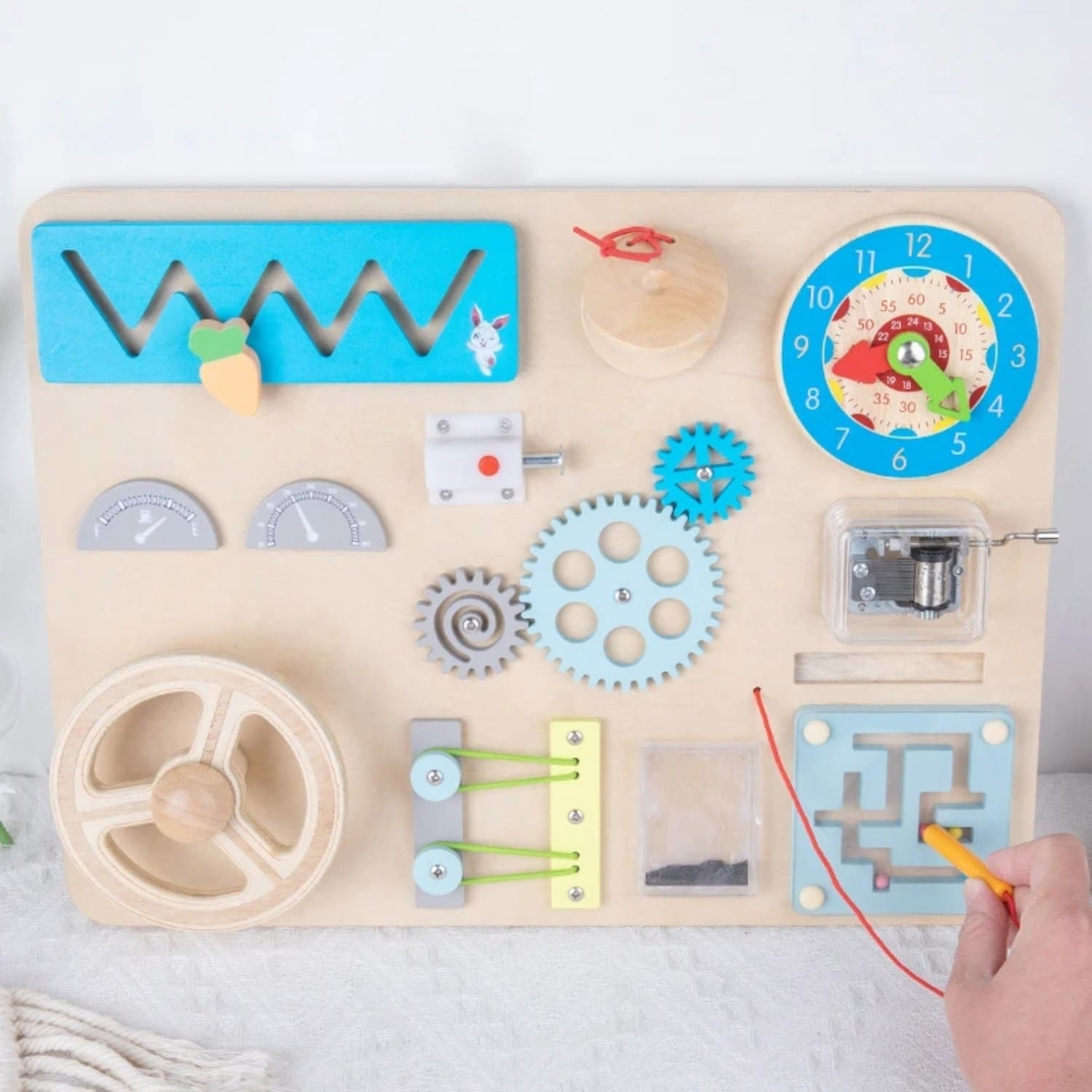 Wooden Busy board (8)