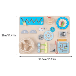 wooden busy board