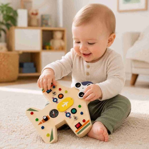 wooden aeroplane toy