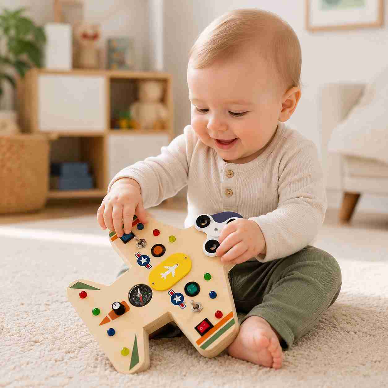 wooden aeroplane toy