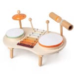 Wooden Musical Instrument Table for Kids
