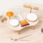 Wooden Musical Instrument Table for Kids
