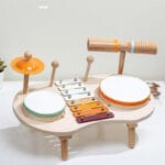 Wooden Musical Instrument Table for Kids
