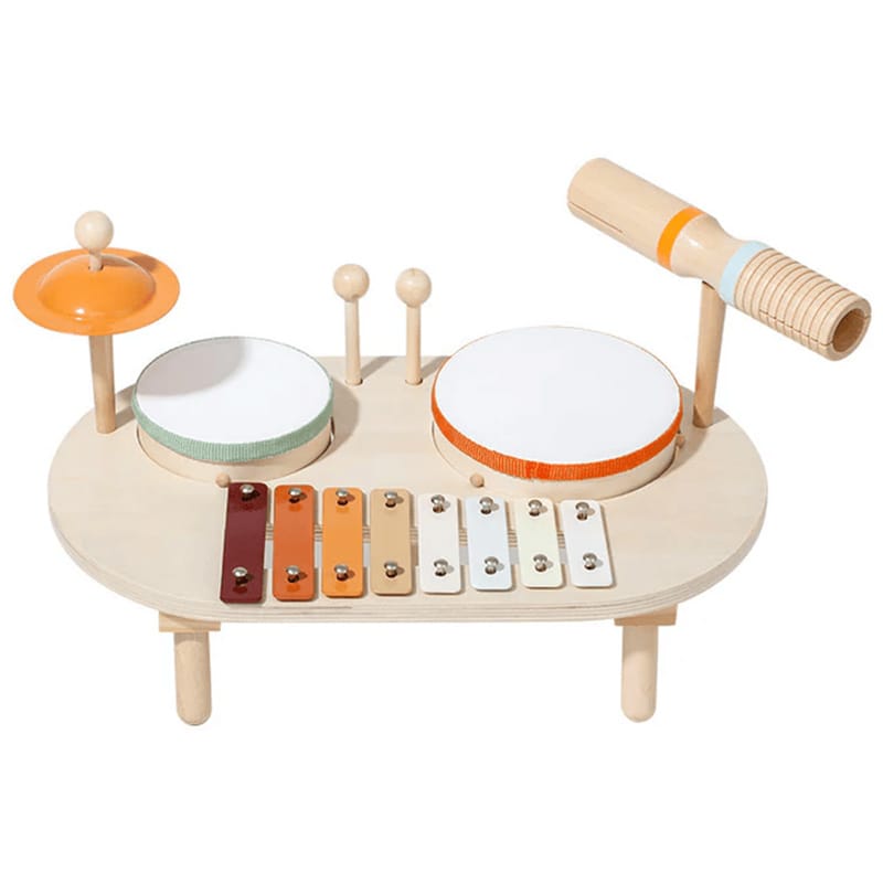Wooden Musical Instrument Table for Kids Wooden Musical Instrument Table for Kids