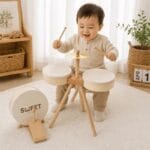 Wooden Kids Drum Set