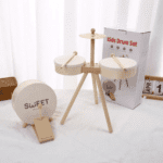 Wooden Kids Drum Set (3)