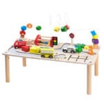 Wooden Montessori Activity Table for Toddlers (3)