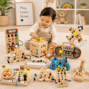 led light switch busy board