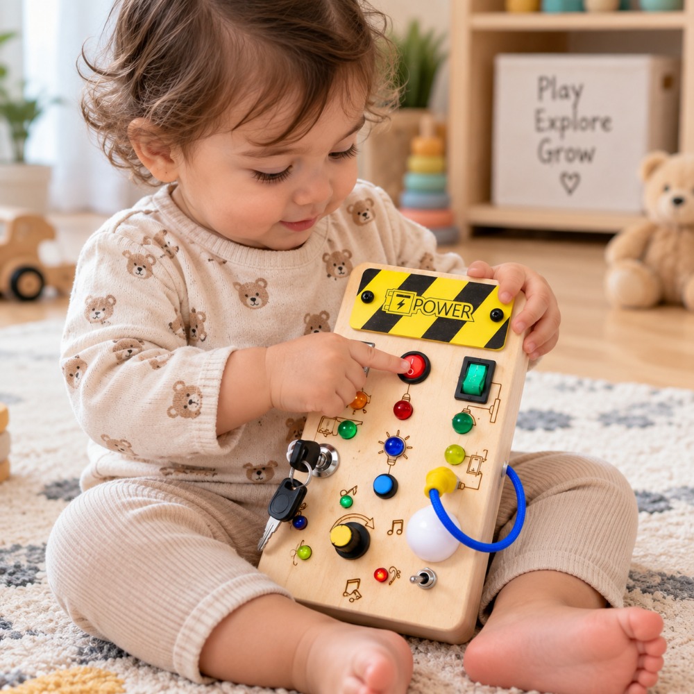 montessori busy board -1