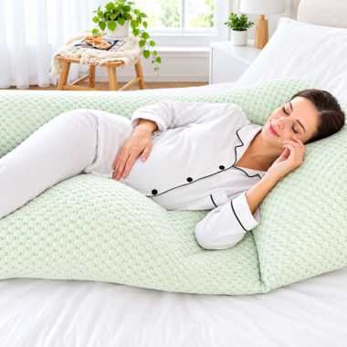 Buy U Shape Pregnancy Maternity Pillow with Soft Cotton Filling in the UK